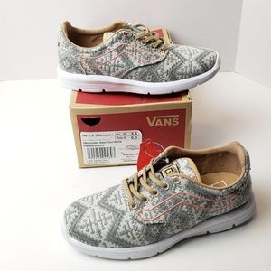 NWT Vans Iso 1.5 Moroccan Geo Tan/White Ultra Cush